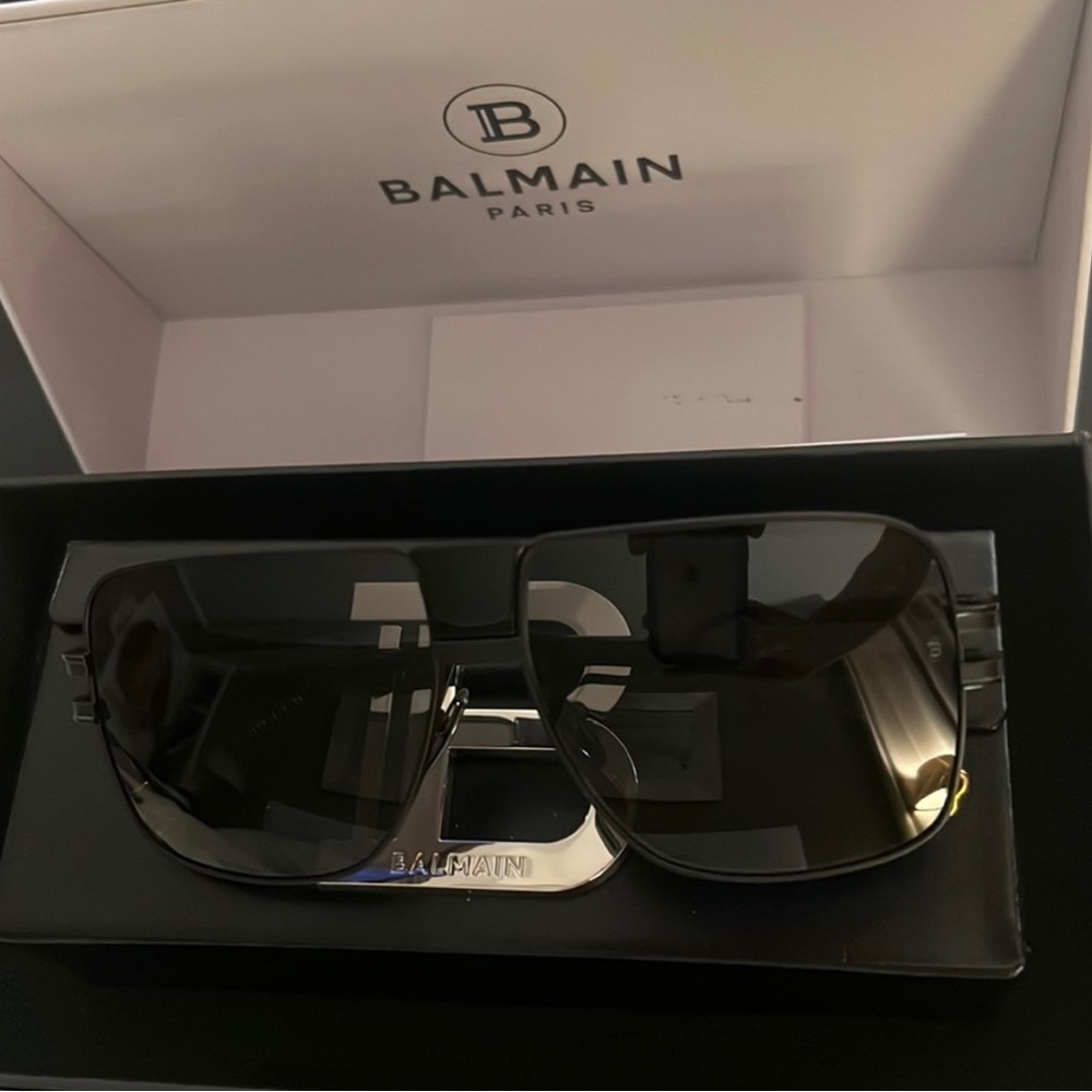 Balmain Dark Gray Sunglasses